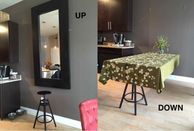 Mirror Table Magic Space Solution