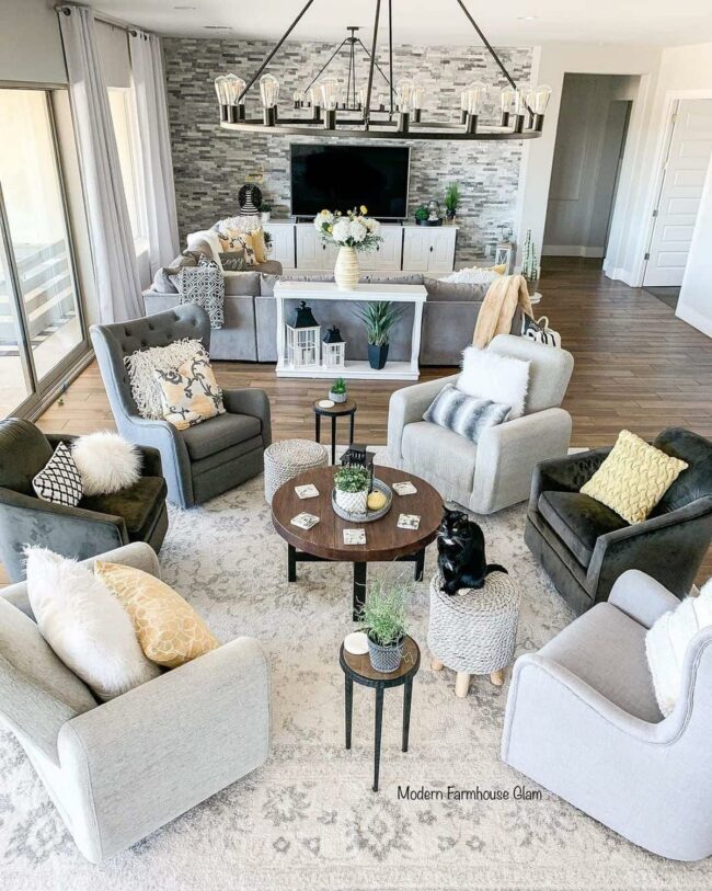 Copper Tray Anchors Circular Seating