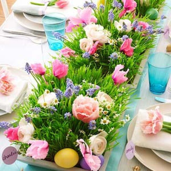 Spring Meadow Feast Centerpiece