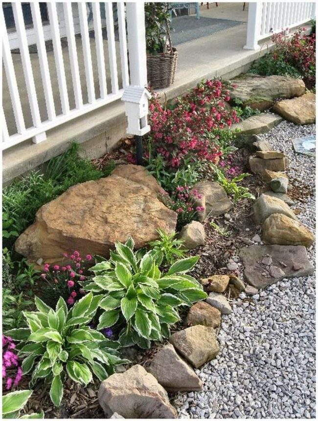 Stone Border Garden Charm