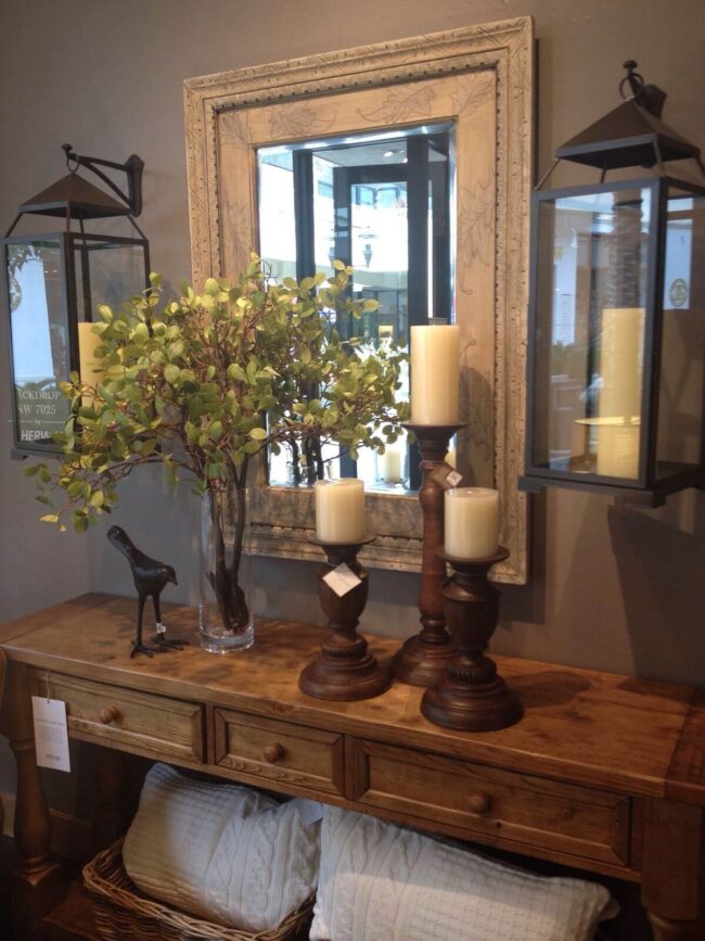 Rustic Brown Woodland Mirror Ensemble