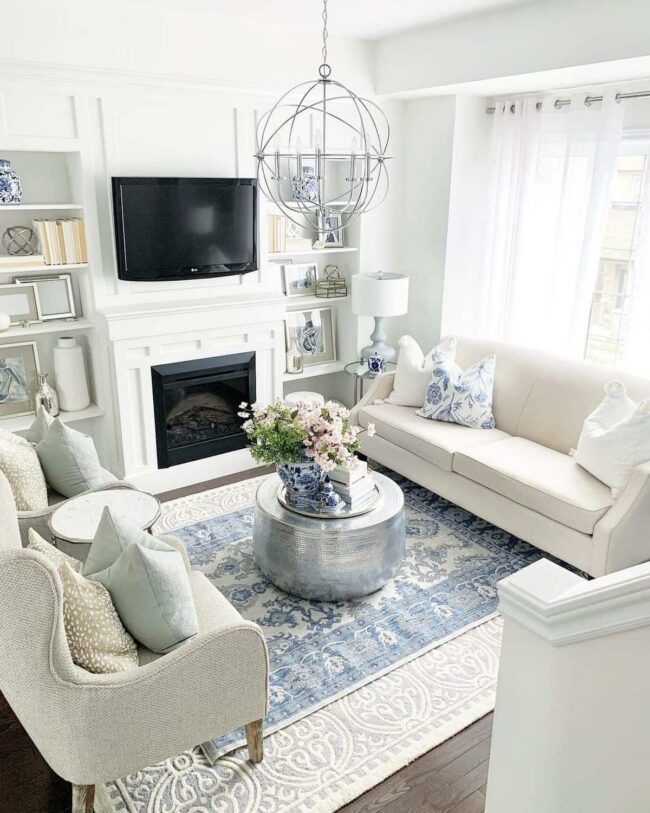 Blue Porcelain Bloom Sanctuary