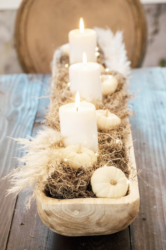 Vintage Paulownia Wood Dough Bowl