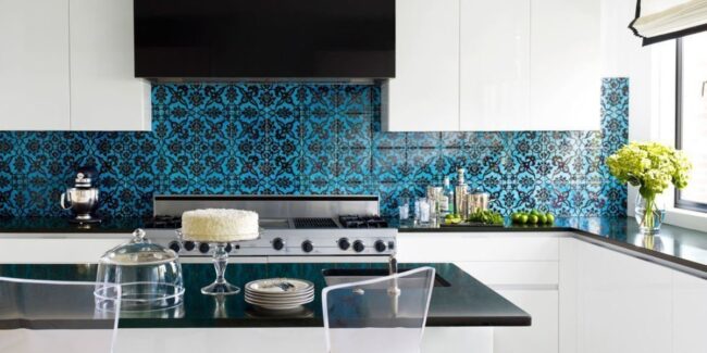 Midnight Blue Kitchen Tile Magic