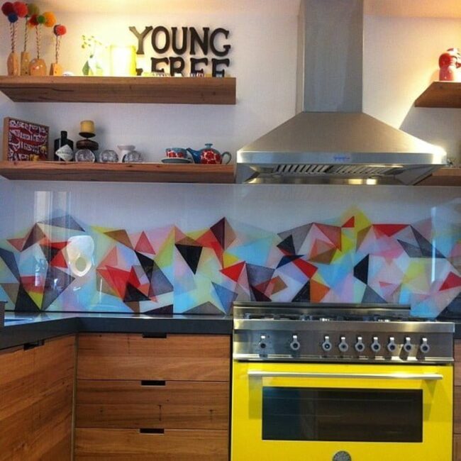 Rustic White Kitchen Bursts Color