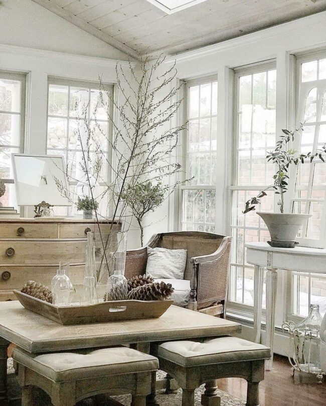 Golden Light Woodland Living Space