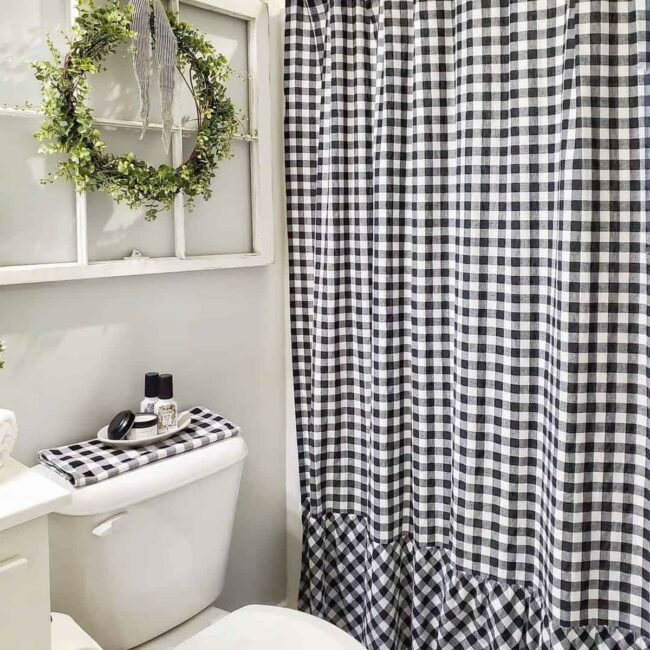 Black White Checks Farmhouse Sanctuary