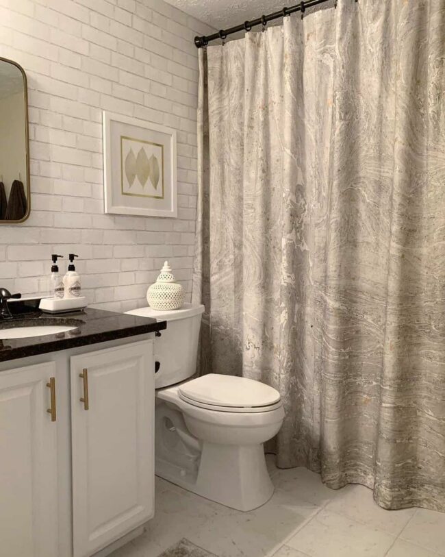 Marbled Gray Symphony Bathroom Retreat