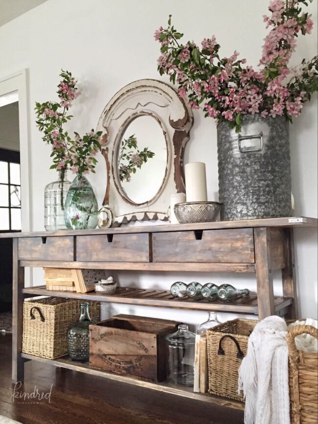 Rustic Woodland Entryway Charm