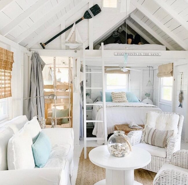 Crisp White Coastal Comfort Retreat