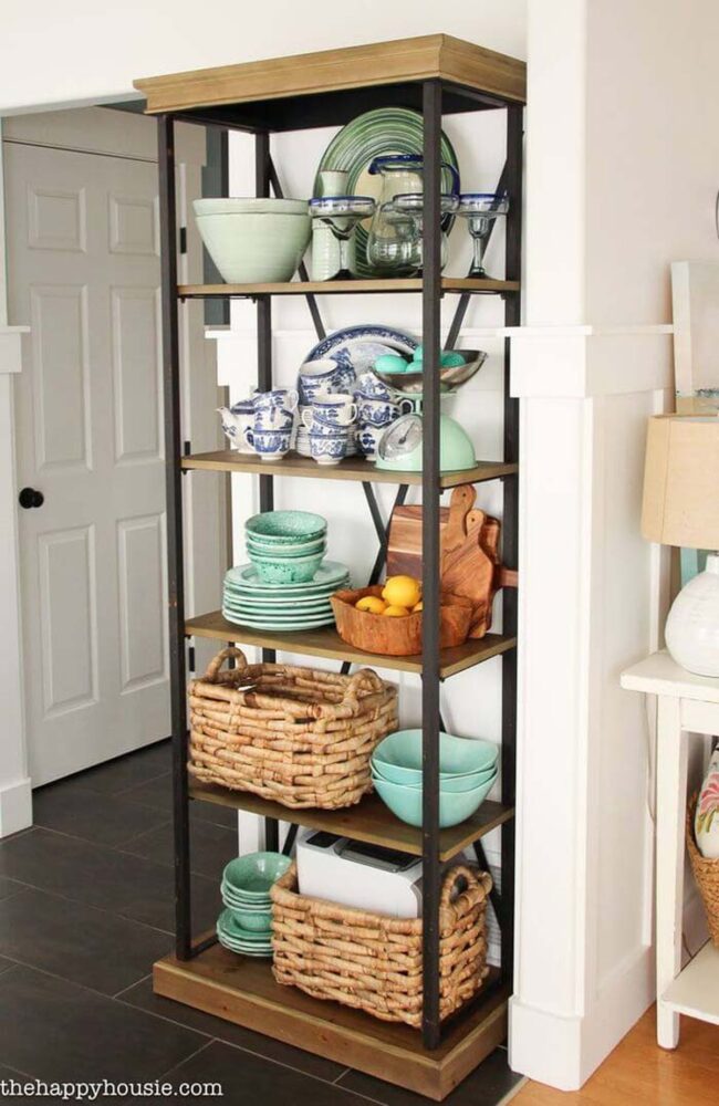 Chic Corner Etagere: Minimalist Display Sanctuary