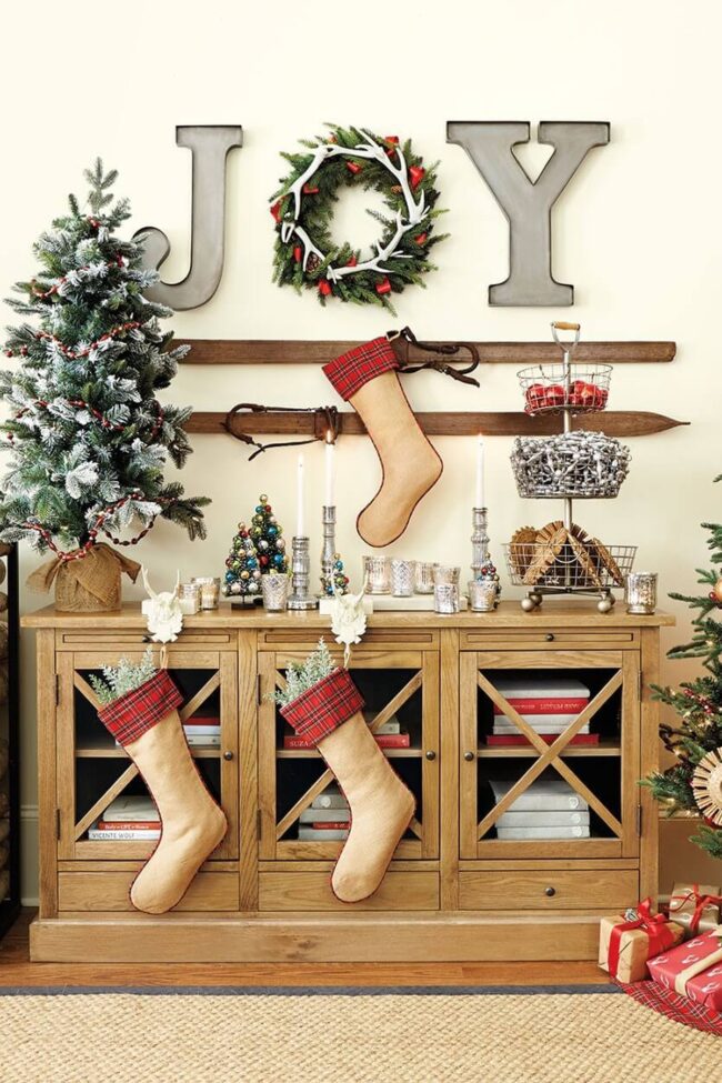 Fireplace Stockings Holiday Magic