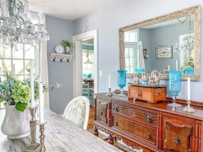 Coastal Blue-Gray French Cottage Whispers