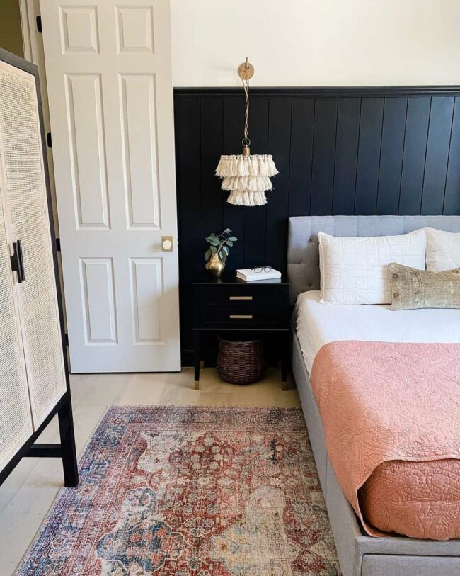 Charcoal Shiplap Midnight Sanctuary