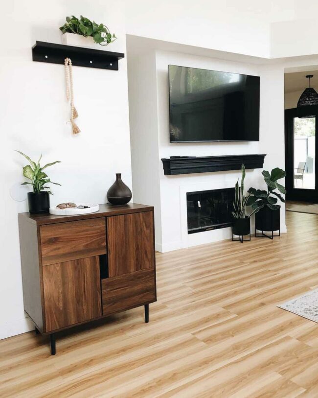 Midnight Wood Anchors Minimalist Sanctuary