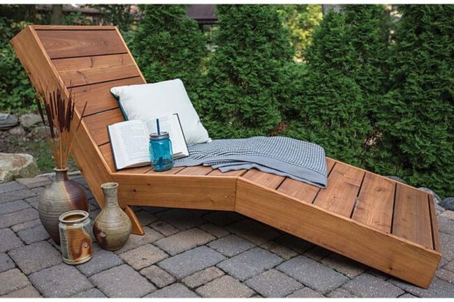 Sunlit Wood Lounger Personal Comfort