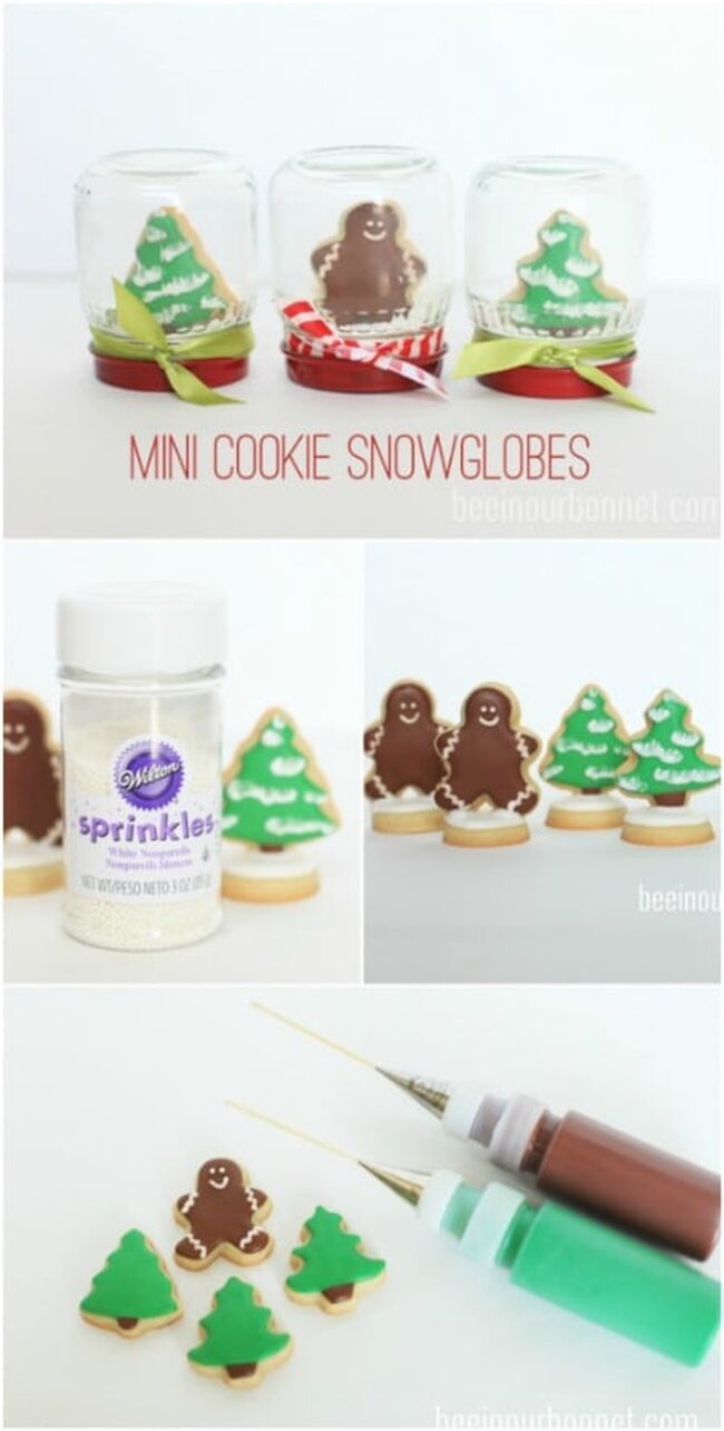 Festive Snow Globe Bites Delight