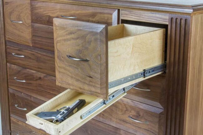 Hidden Guardian Steel Gun Safety Drawer