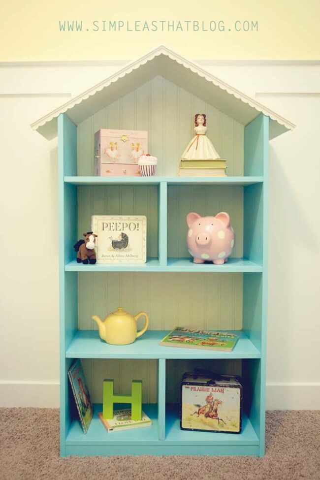 Childhood Library Magic Wooden Dollhouse