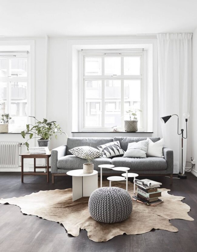 Airy Gray Sanctuary with Light