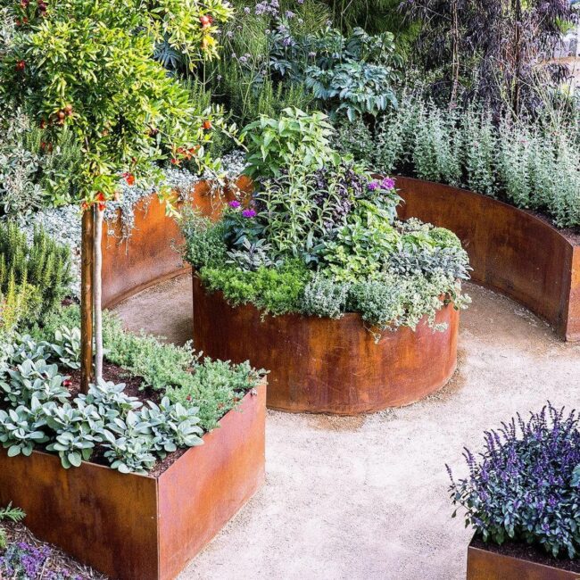 Rusty Corten Steel Garden Heritage