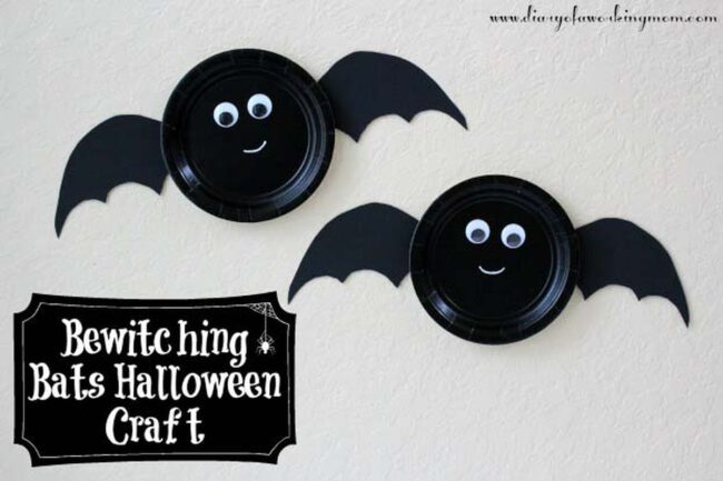 Dark Wings Halloween Ceramic Art