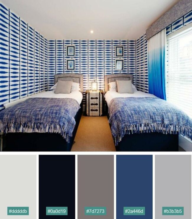 Azure Patterns Embrace Tranquility