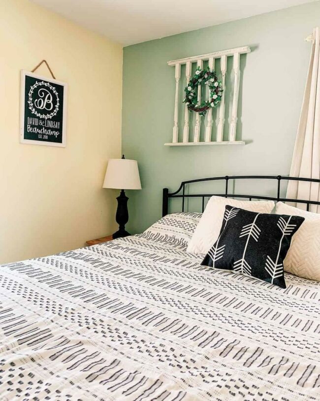Mint Green Farmhouse Nostalgia Wall