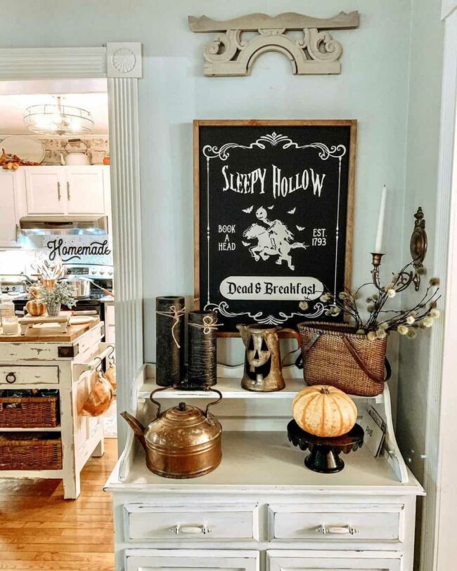 White Sanctuary: Wooden Island Centerpiece