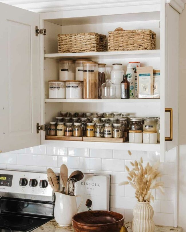 Wooden Risers Lift Pantry Perfection