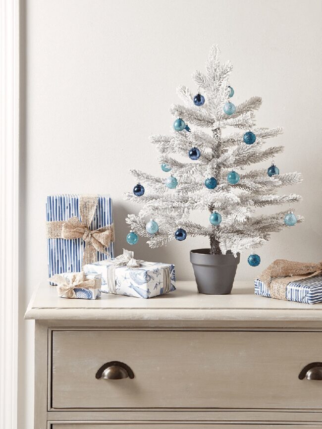 Snowy Pine Miniature Winter Charm