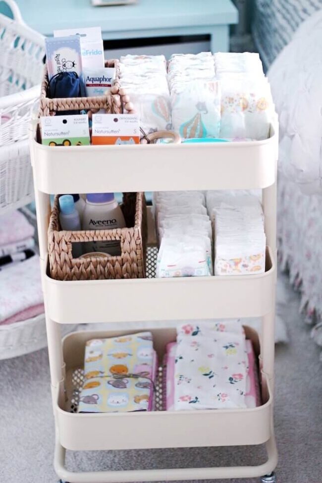 Organized Baby Diaper Station Essentials