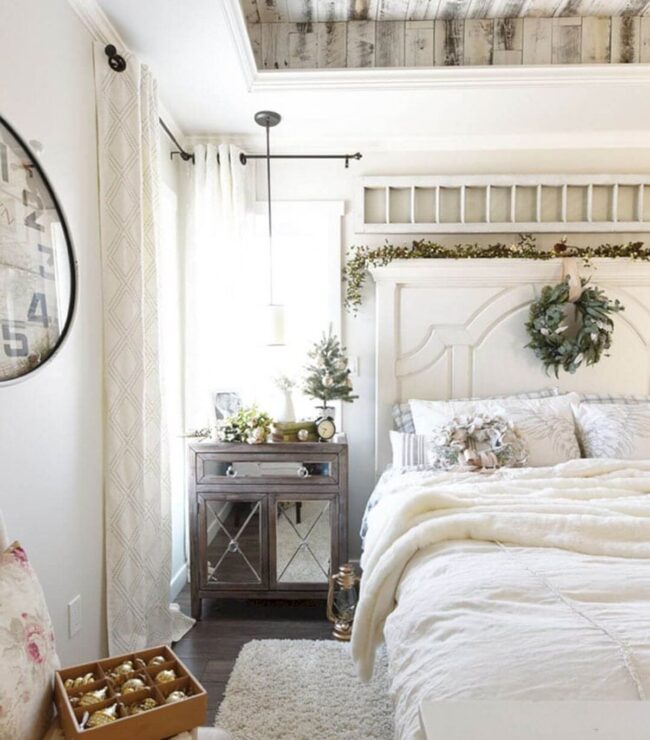 Metallic Clock Anchors Soft Florals