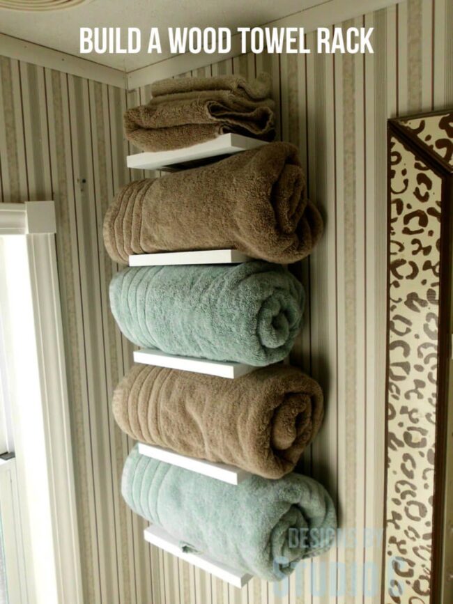 Modern Horizontal Towel Rack
