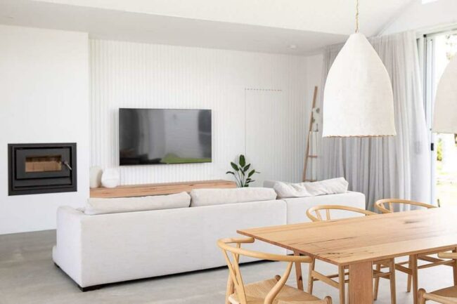Soft White Coastal Nordic Sanctuary