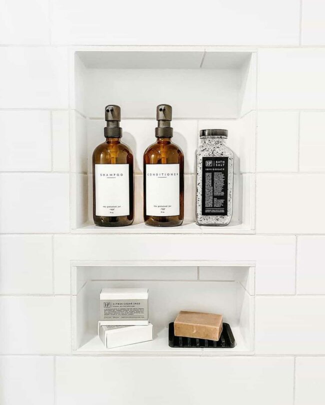 White Farmhouse Tile Niche Precision