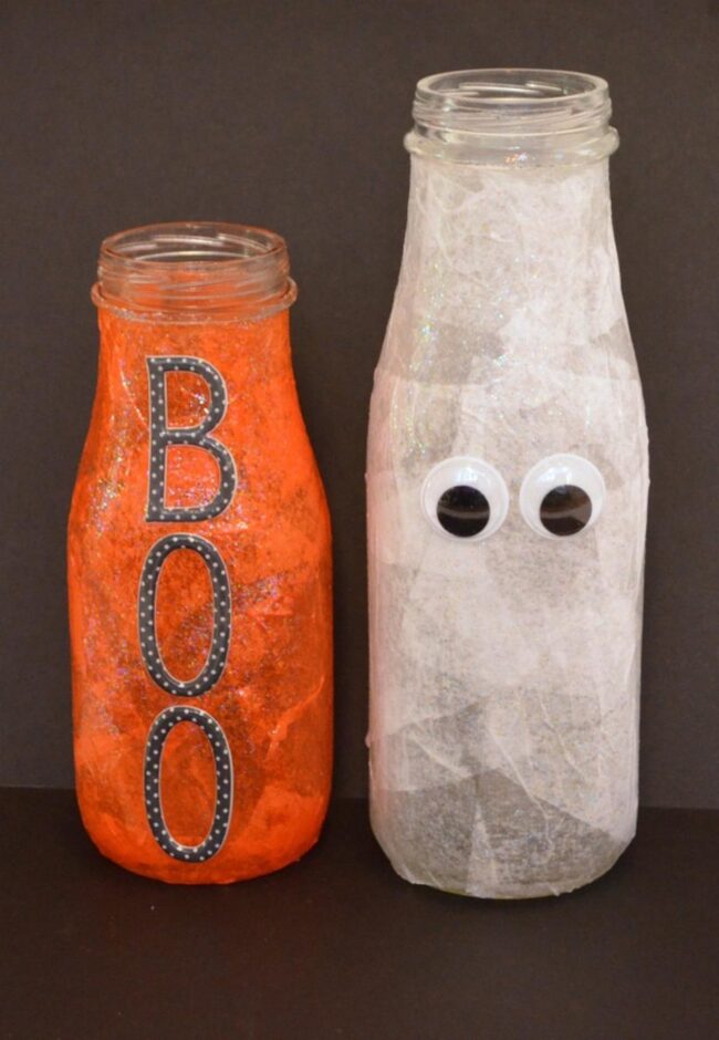 Spooky Googly Bottles