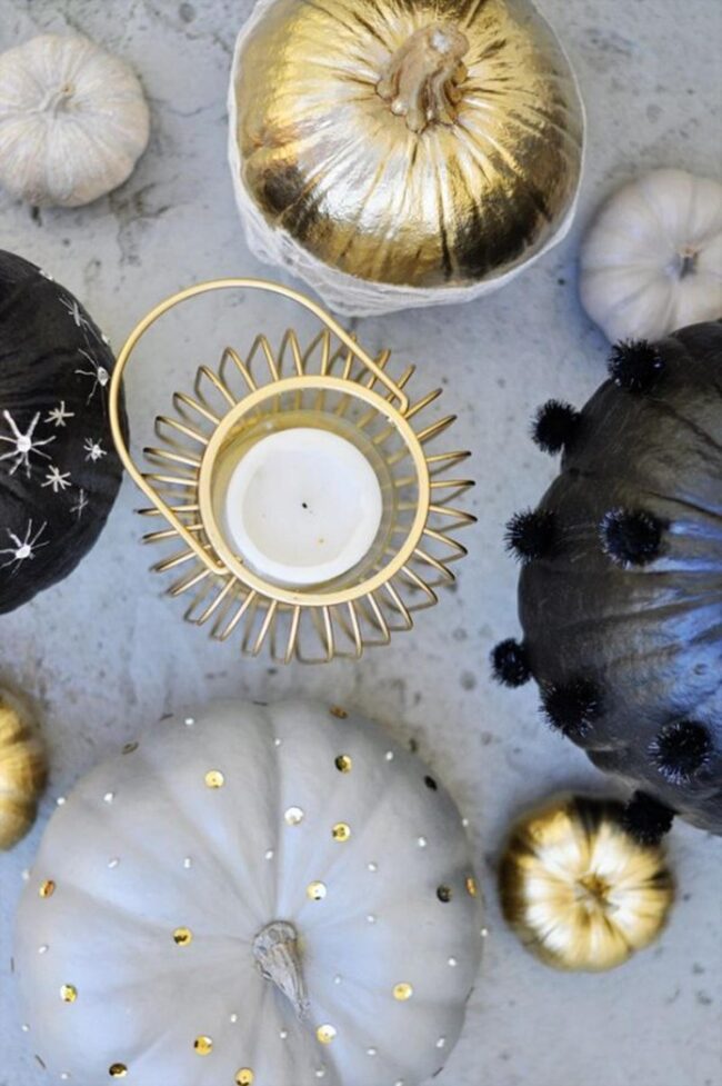 Golden Black Pumpkins