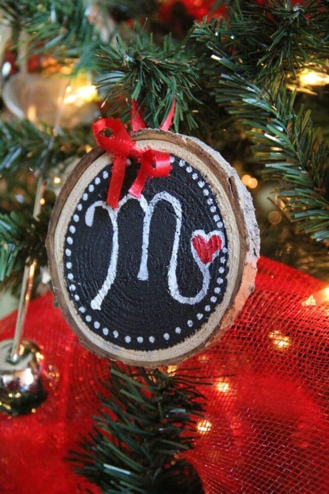 Green Silver Zodiac Ornaments