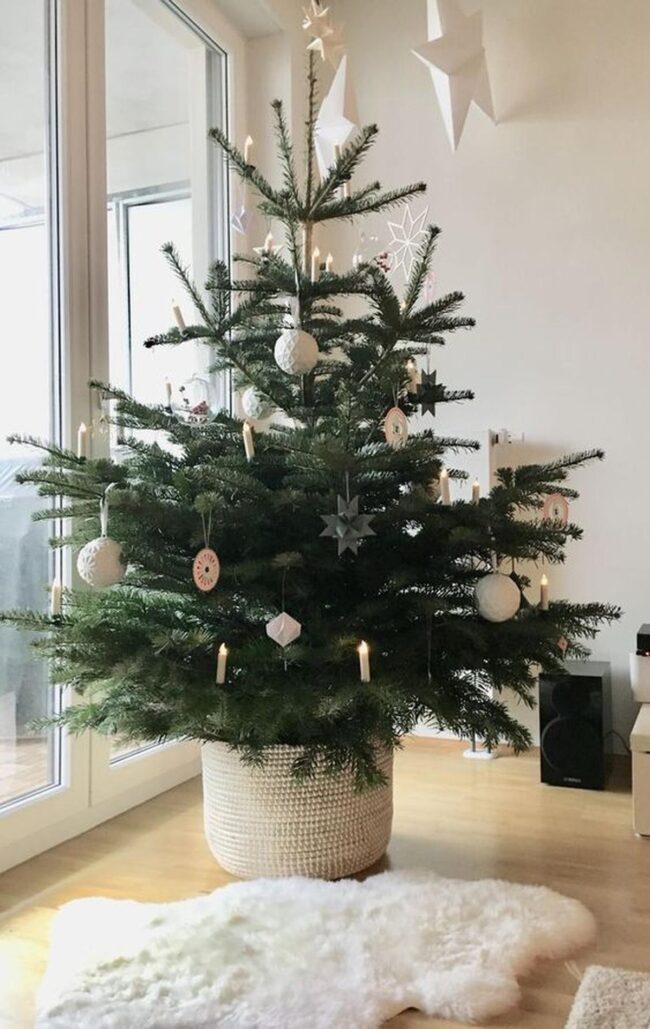 Green Tree Minimalist Christmas