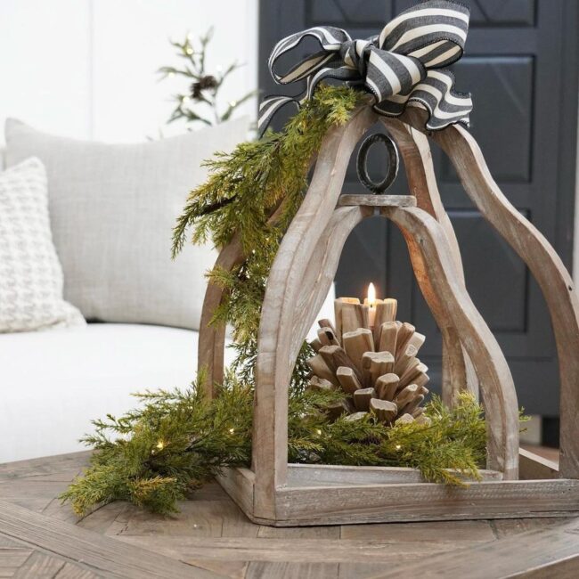 Curved Wood Candlelight Branches