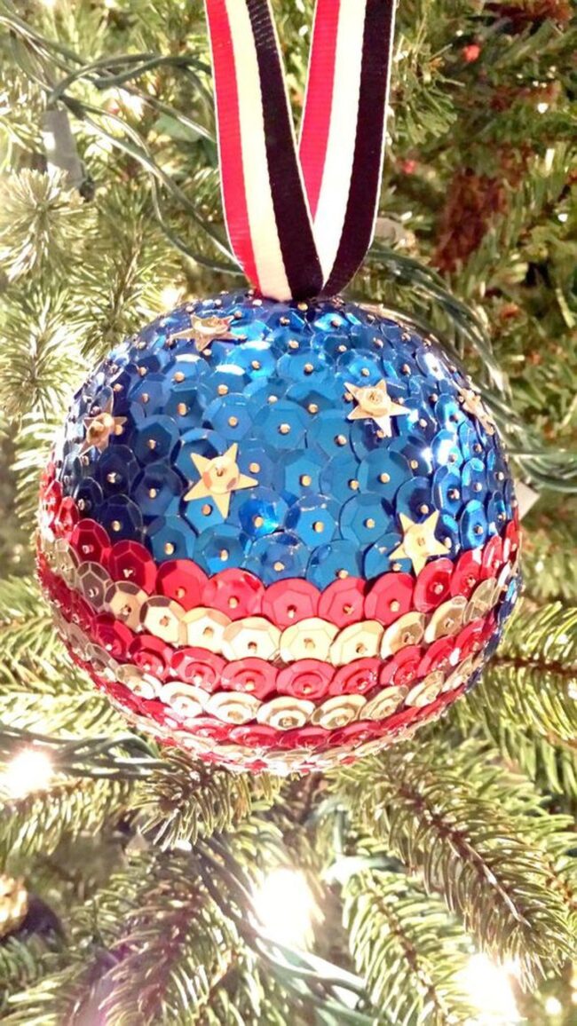Sparkling Glass Ornament