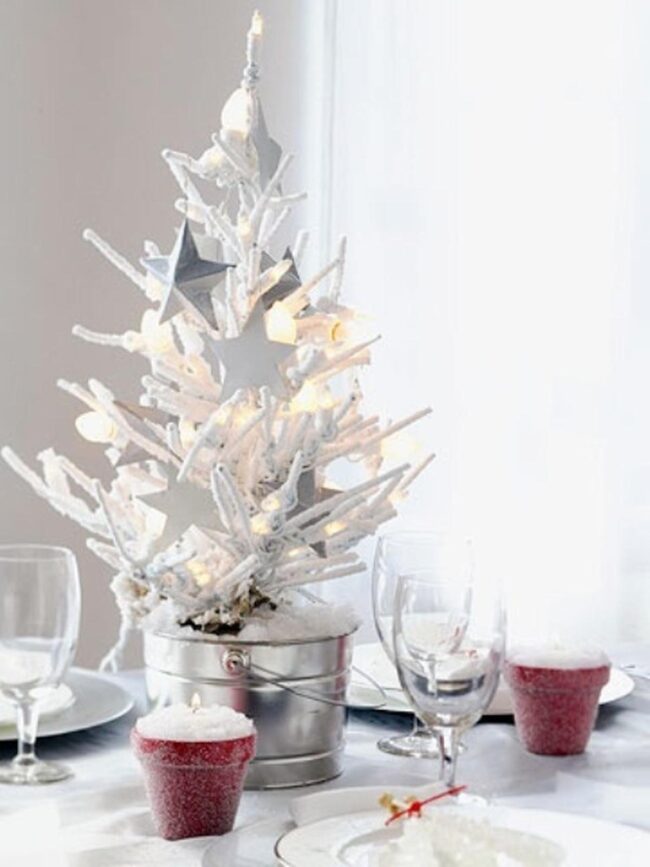 Frosty Silver Tablescape