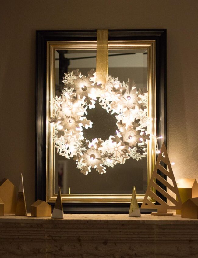 Gold Silver Snowflake Whispers