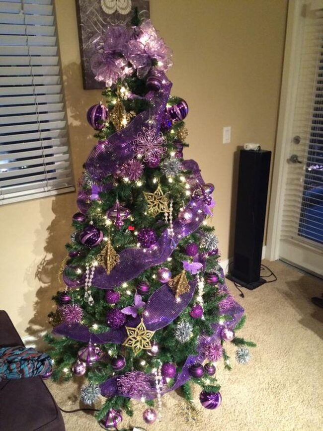 Purple Gold Christmas