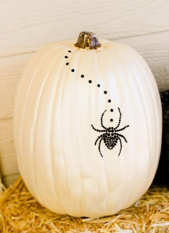 Noir Webs White Pumpkins