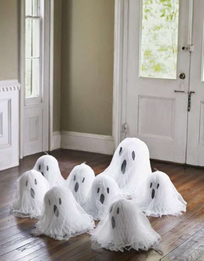Ghostly White Wooden Floors