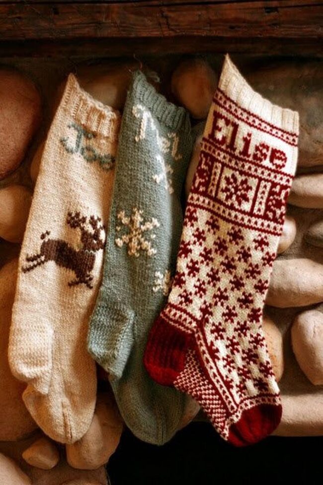 Reindeer Wool Stockings