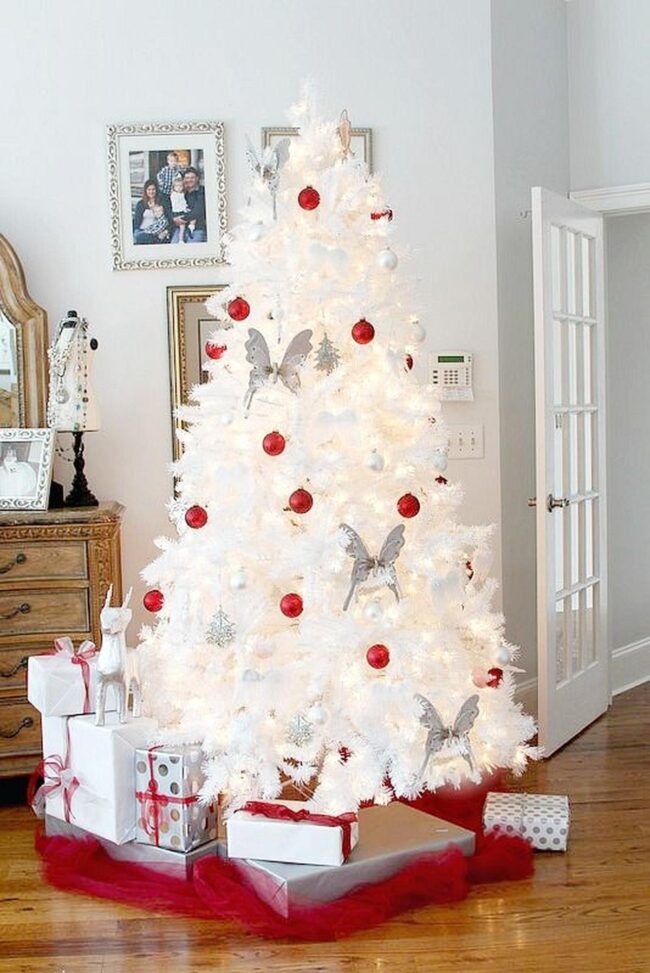 White Christmas Tree