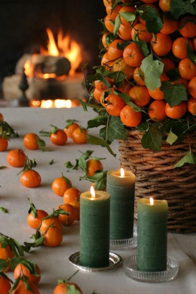 Tangerine Basket Glow